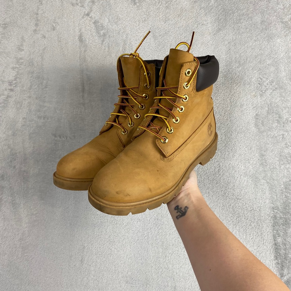 Timberland Premium Waterproof Wheat Nubuck Leather Boots Men Workwear Streetwear